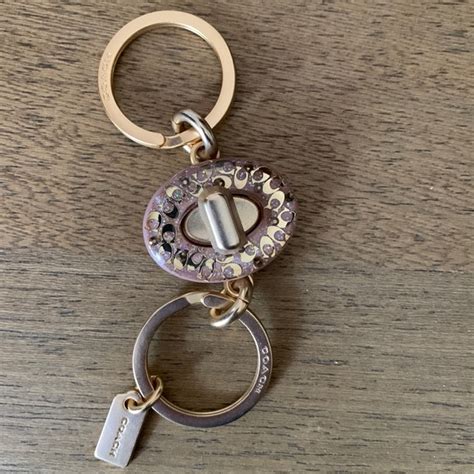 coach detachable keychain.